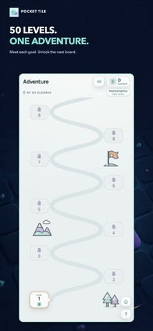Pocket Tile Adventure mode screenshot from the App Store